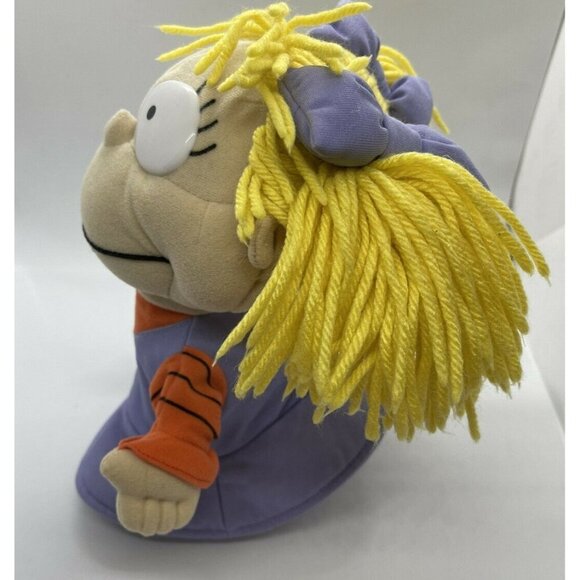Vtg RUGRATS Plush ANGELICA Hand PUPPET 1998 VIACOM Nickelodeon Stuffed Toy - Picture 3 of 9